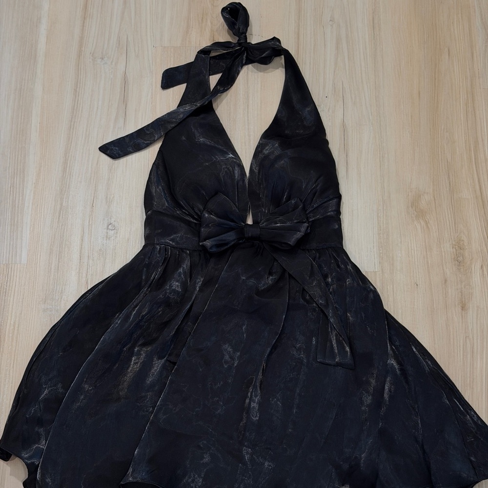 Azazie | Black Mini Dress